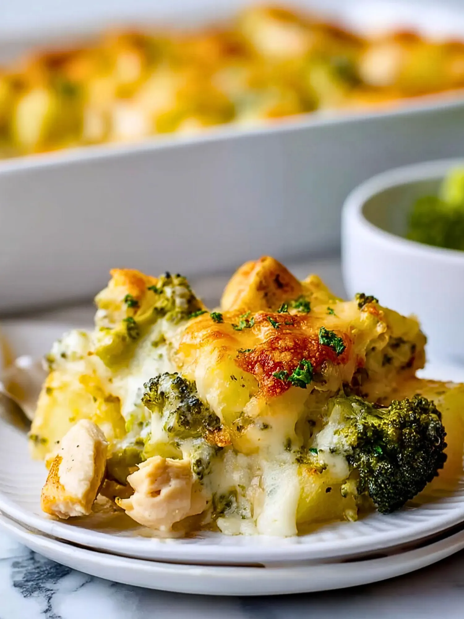 Baked Potato Chicken and Broccoli Casserole - 3