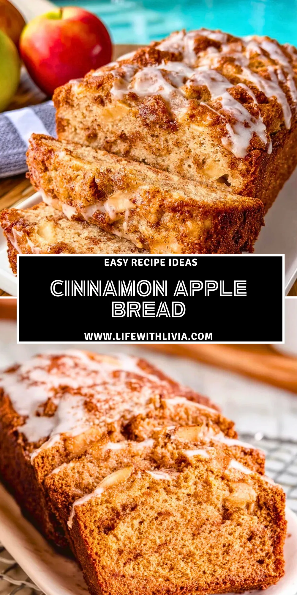 Cinnamon Apple Bread- Pin 1