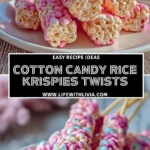 Cotton Candy Rice Krispies Twists - Pin 1