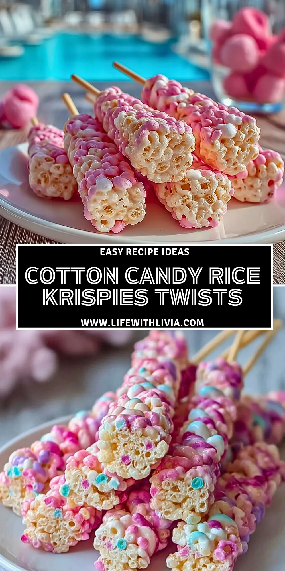 Cotton Candy Rice Krispies Twists - Pin 1