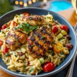 Flavorful Mediterranean Chicken Orzo - 1