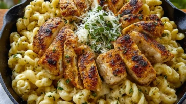 Garlic Parmesan Chicken Pasta - 1