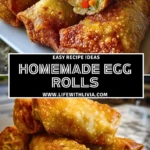 Homemade Egg Rolls - Pin 1