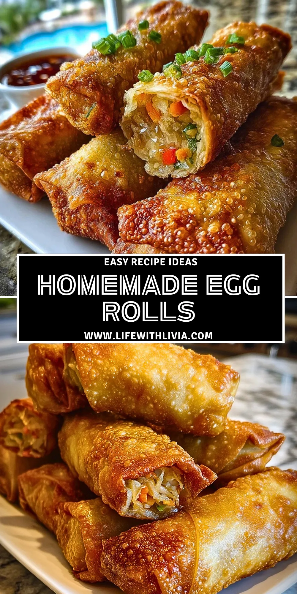 Homemade Egg Rolls - Pin 1