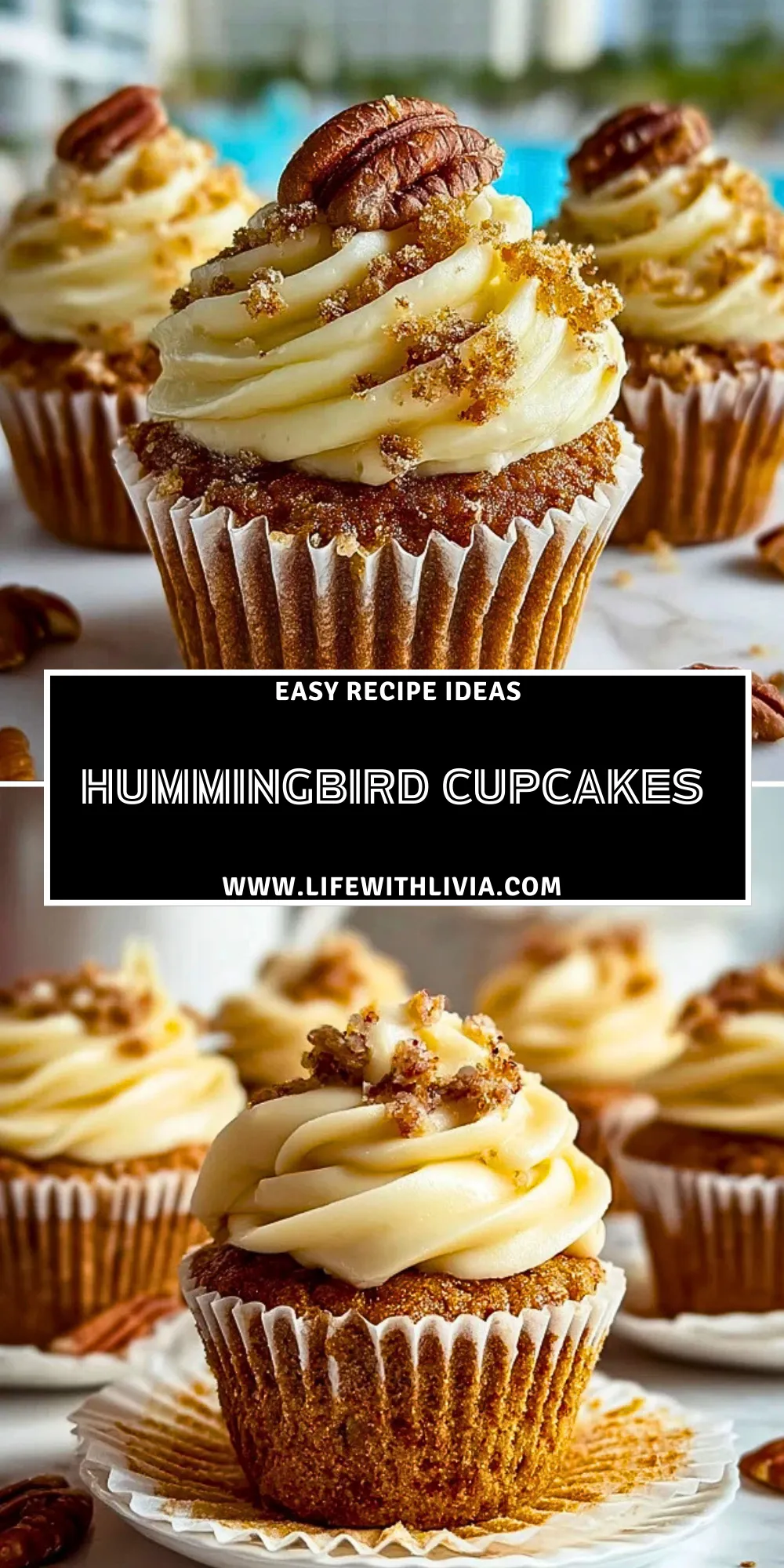 Hummingbird Cupcakes - Pin 1