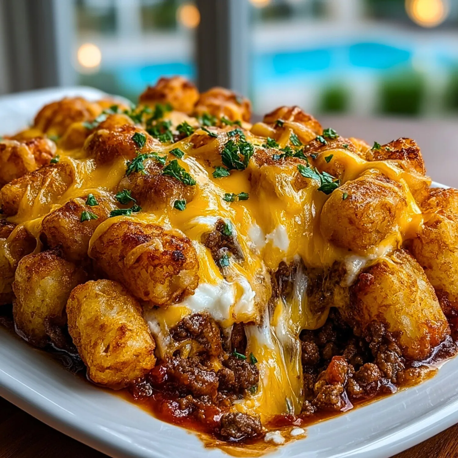Irresistible Cheeseburger Tater Tot Casserole - 1 (1)