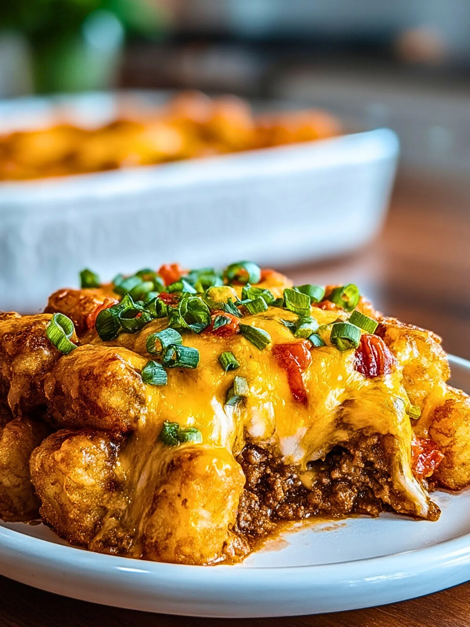 Irresistible Cheeseburger Tater Tot Casserole - 2 (1)