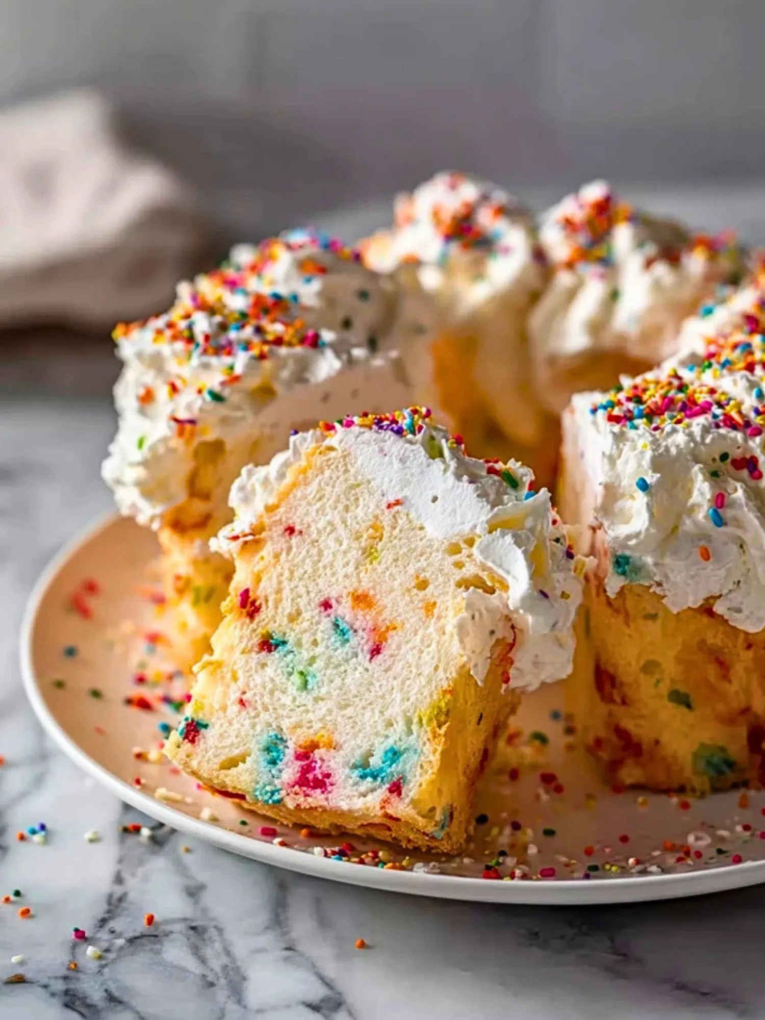 Light Funfetti Angel Food Cake - 2