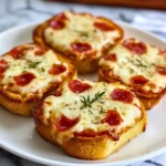 Mini Garlic Toast Pizzas - 3