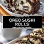 Oreo Sushi Rolls - Pin 1