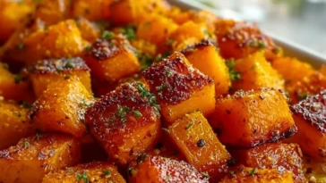 Quick Roasted Butternut Squash - 1