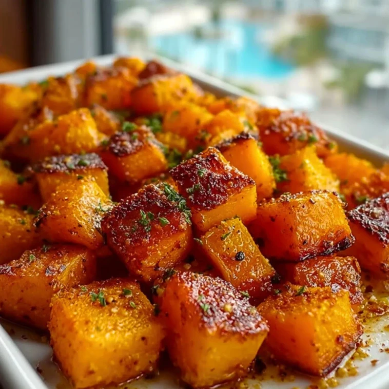 Quick Roasted Butternut Squash - 1