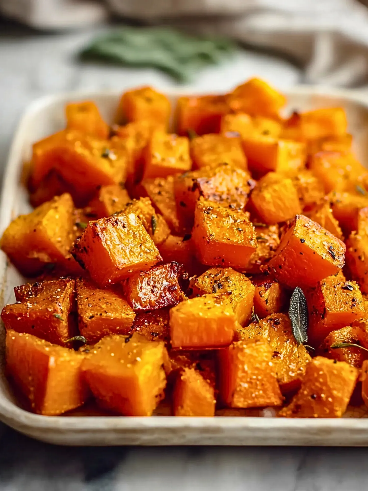Quick Roasted Butternut Squash - 3
