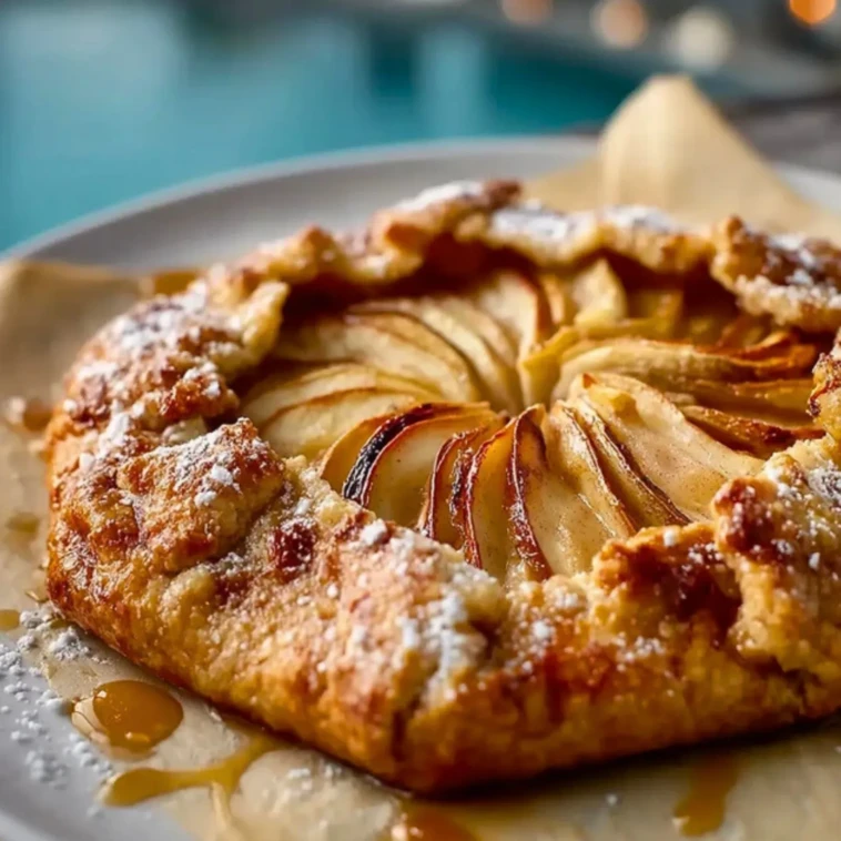 Rustic Honeycrisp Apple Galette- 1