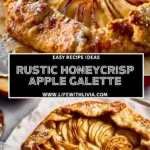 Rustic Honeycrisp Apple Galette - Pin 1