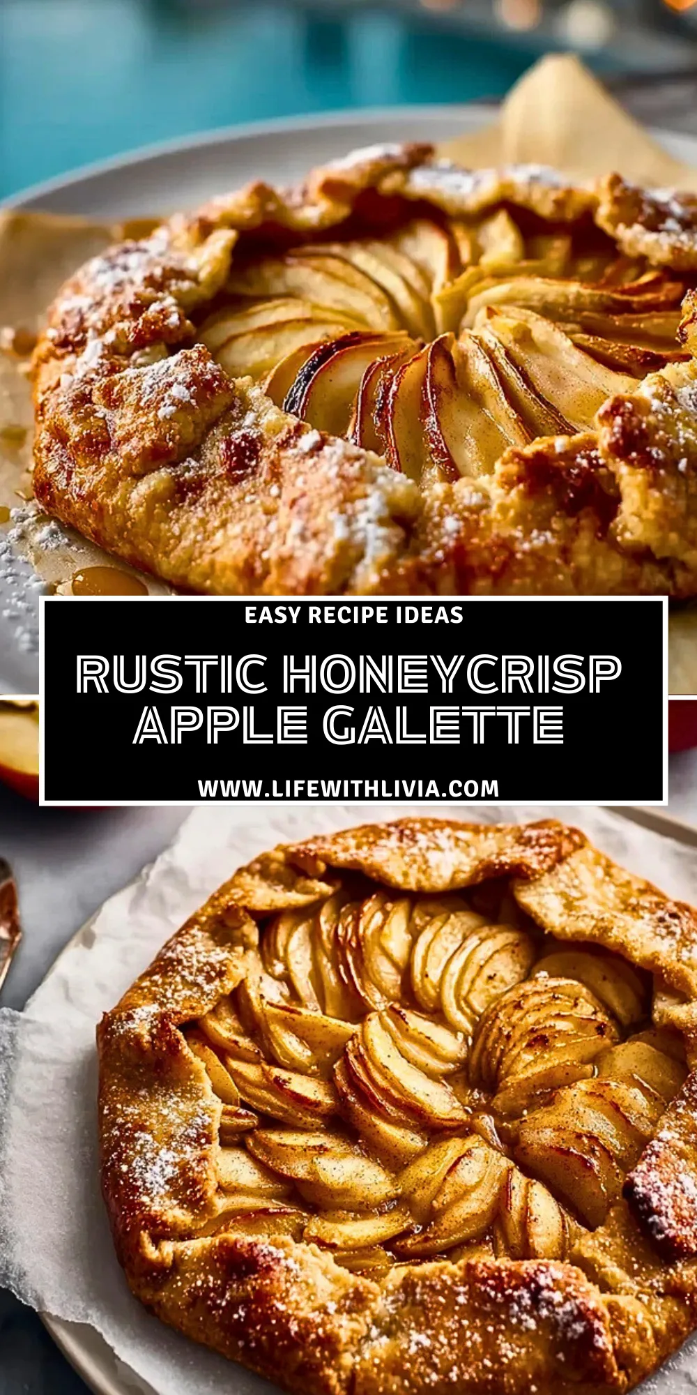 Rustic Honeycrisp Apple Galette - Pin 1