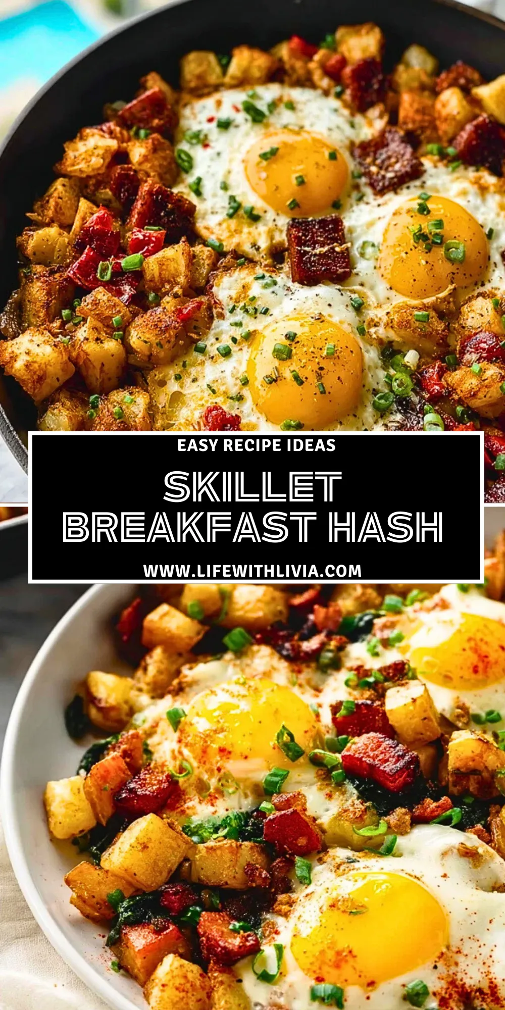 Skillet Breakfast Hash - Pin 1