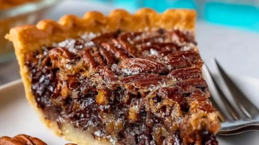 Texas Chocolate Pecan Pie- 1