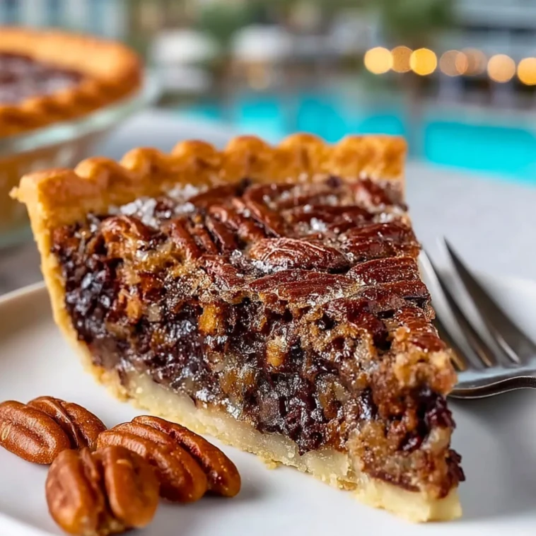 Texas Chocolate Pecan Pie- 1