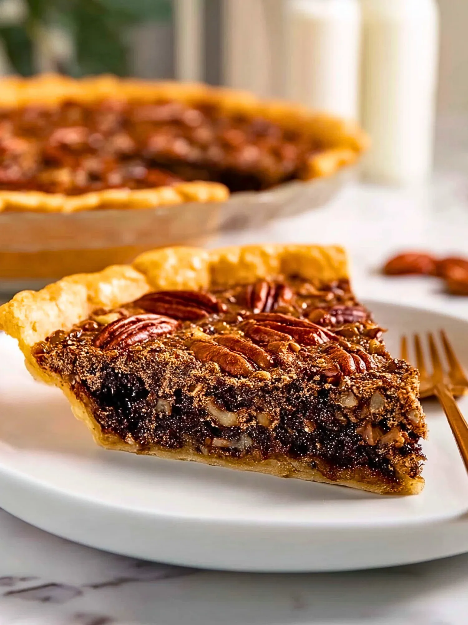 Texas Chocolate Pecan Pie - 3