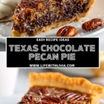 Texas Chocolate Pecan Pie - Pin 1