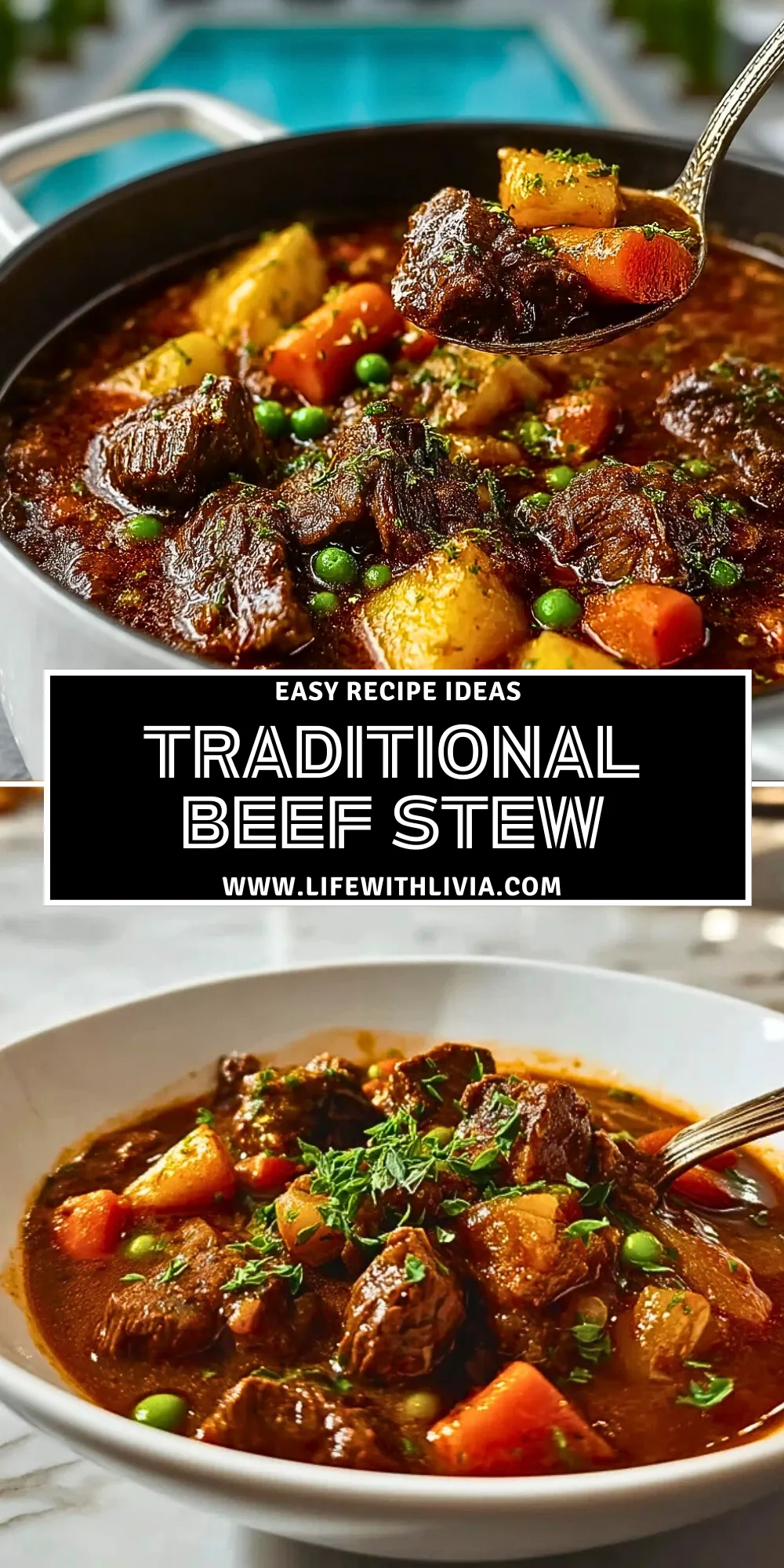 Traditional Beef Stew- Pin 1