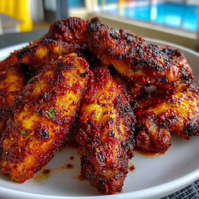 Air Fryer Spicy Dry Rub Wings - 1