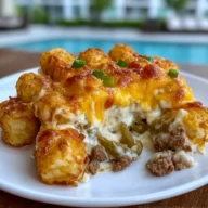 Cheesy Tater Tot Casserole - 1