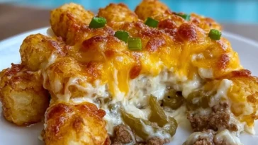 Cheesy Tater Tot Casserole - 1