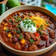 Cozy Up with High Protein Chili- 1
