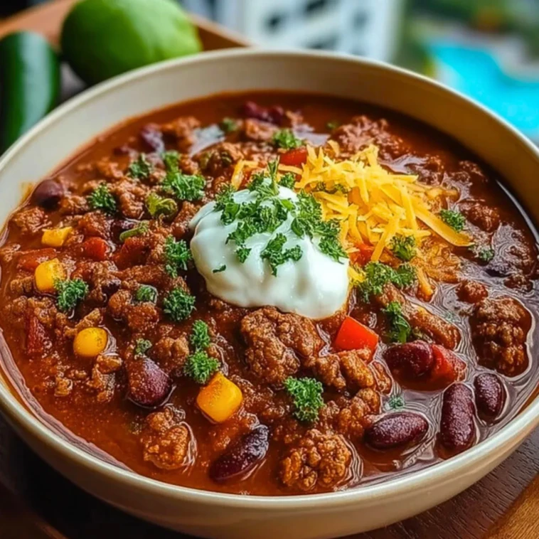 Cozy Up with High Protein Chili- 1