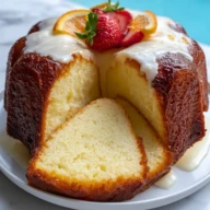 Cream Cheese Pound Cake - 1