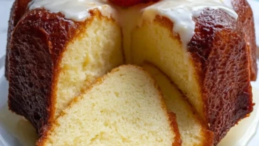 Cream Cheese Pound Cake - 1