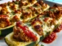 Crispy Chicken Parmesan Stuffed Zucchini Boats - 1