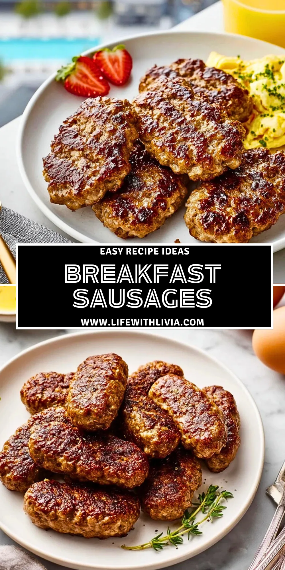Breakfast Sausages- Pin 1