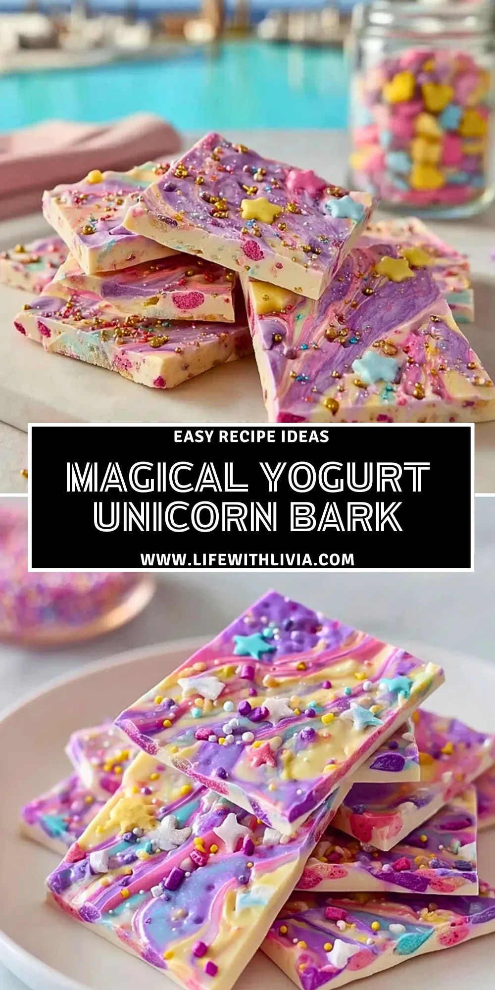 Magical Yogurt Unicorn Bark - Pin 1