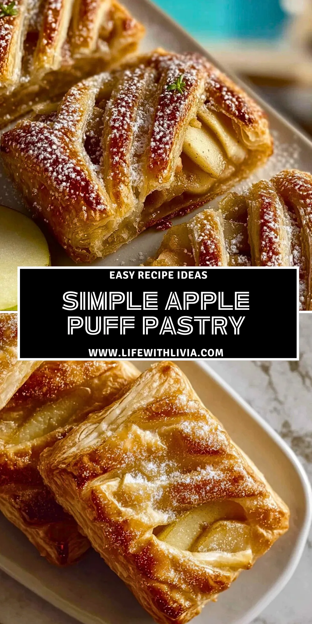Simple Apple Puff Pastry- Pin 1