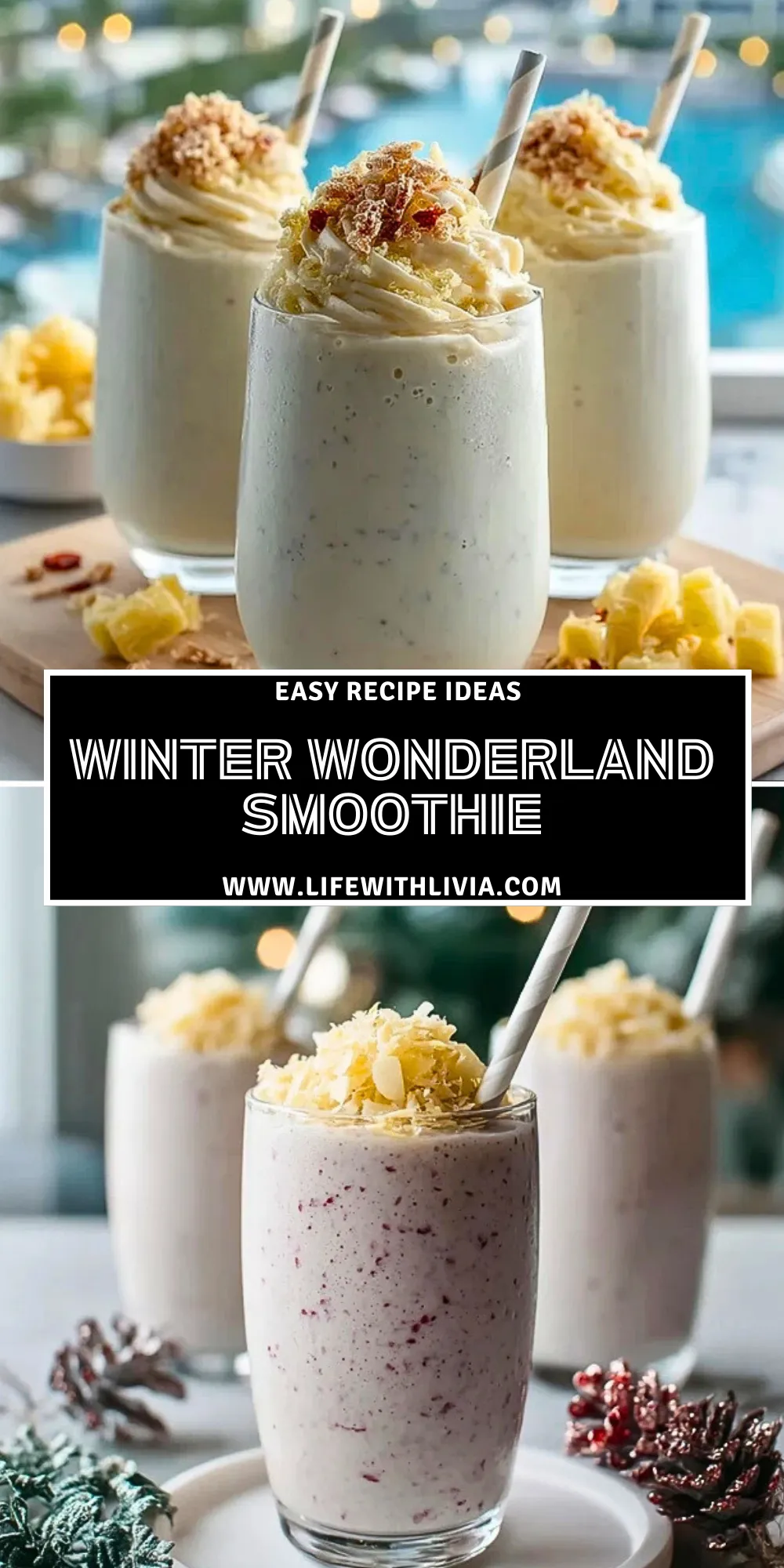 Winter Wonderland Smoothie - Pin 1