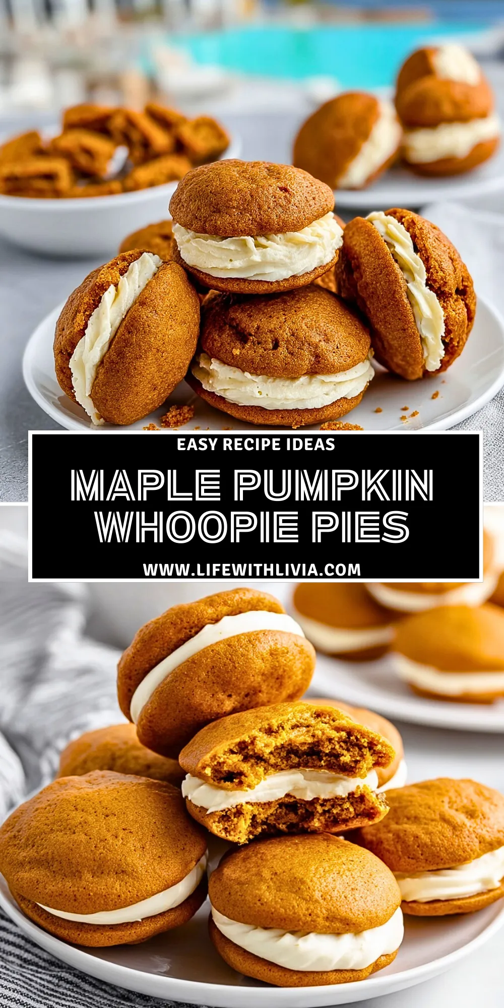 Maple Pumpkin Whoopie Pies - Pin 1
