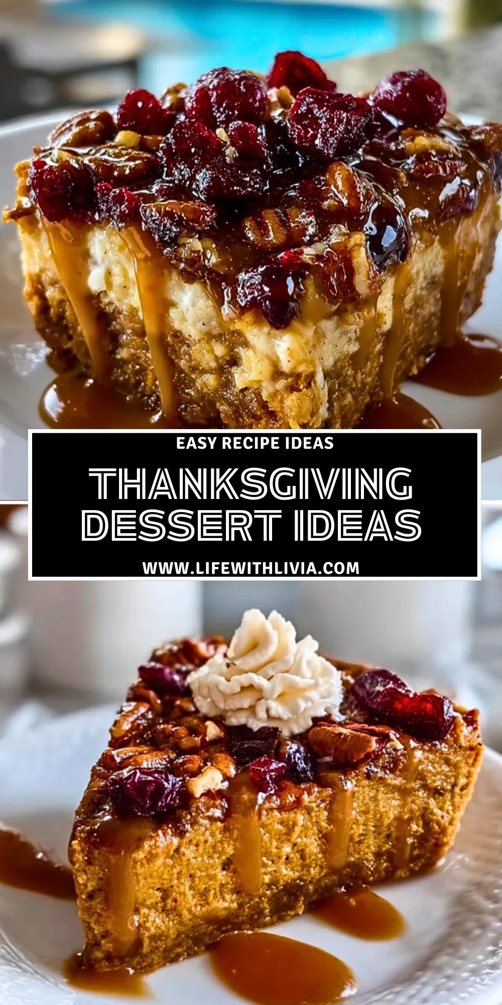 Thanksgiving Dessert Ideas - Pin 1