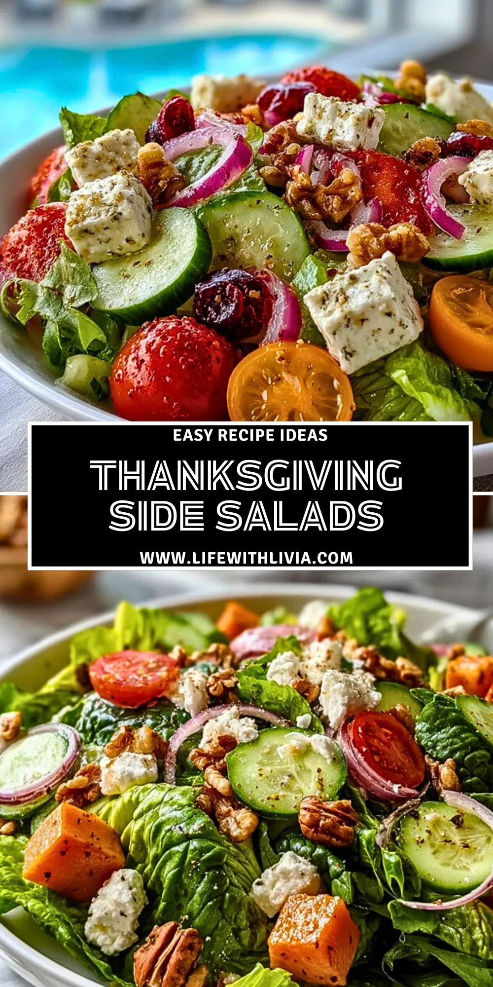 Thanksgiving Side Salads- Pin 1