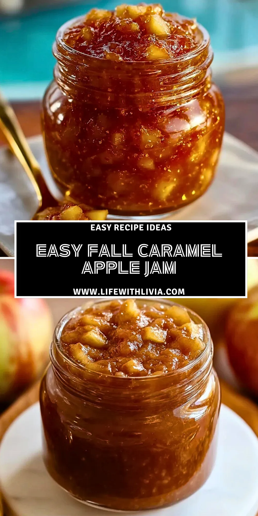 Easy Fall Caramel Apple Jam- Pin 1