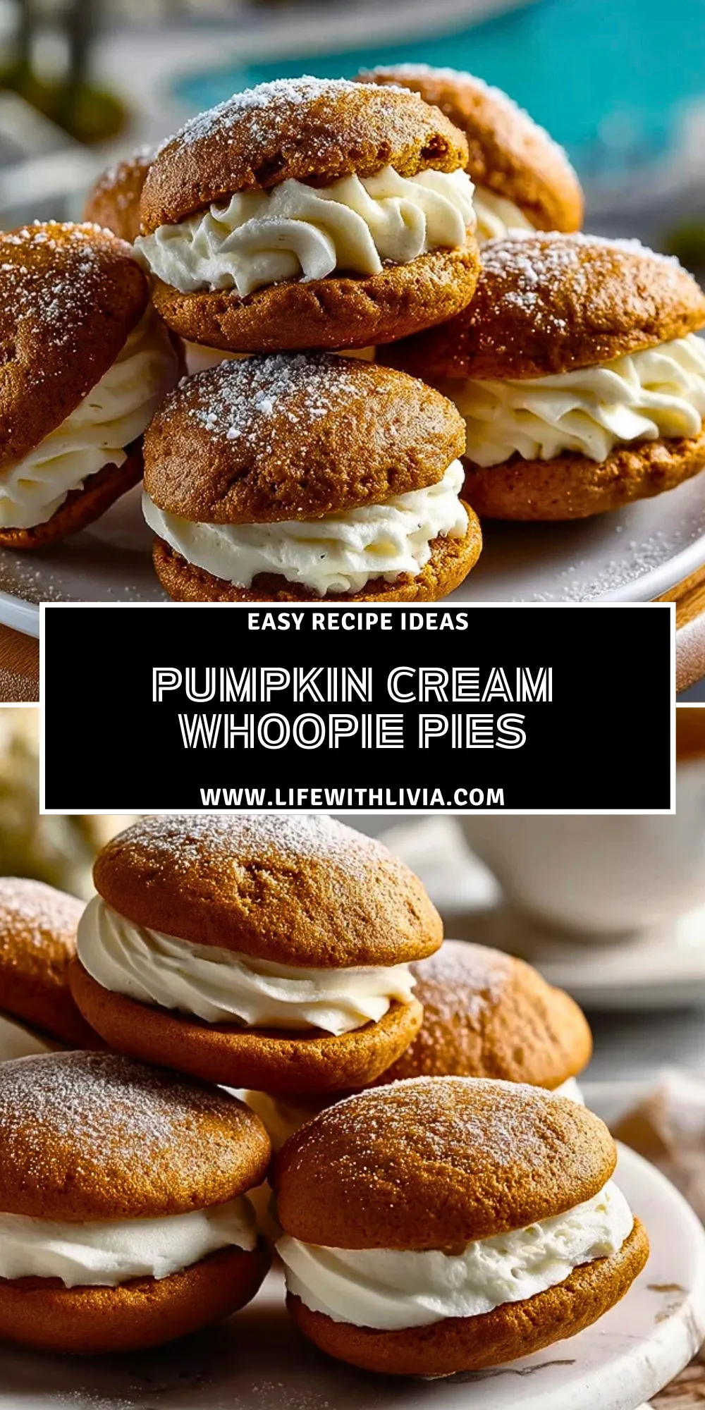 Pumpkin Cream Whoopie Pies- Pin 1