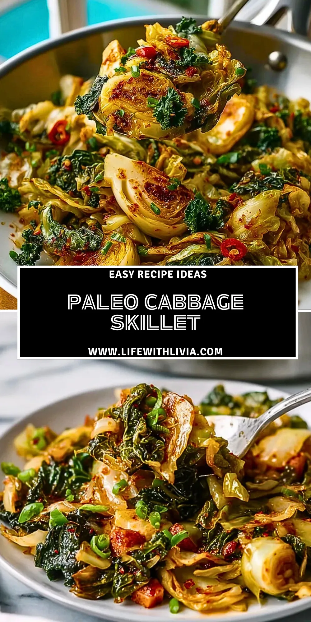 Paleo Cabbage Skillet- Pin 1