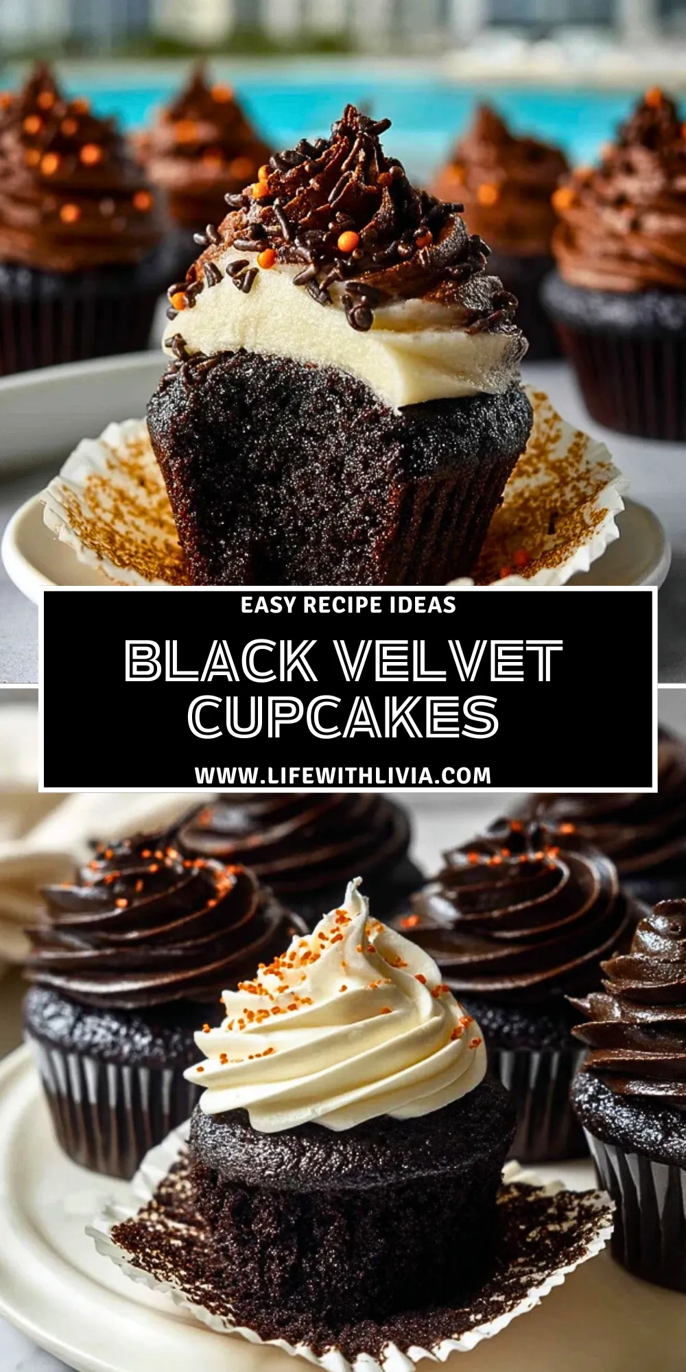 Black Velvet Cupcakes - Pin 1