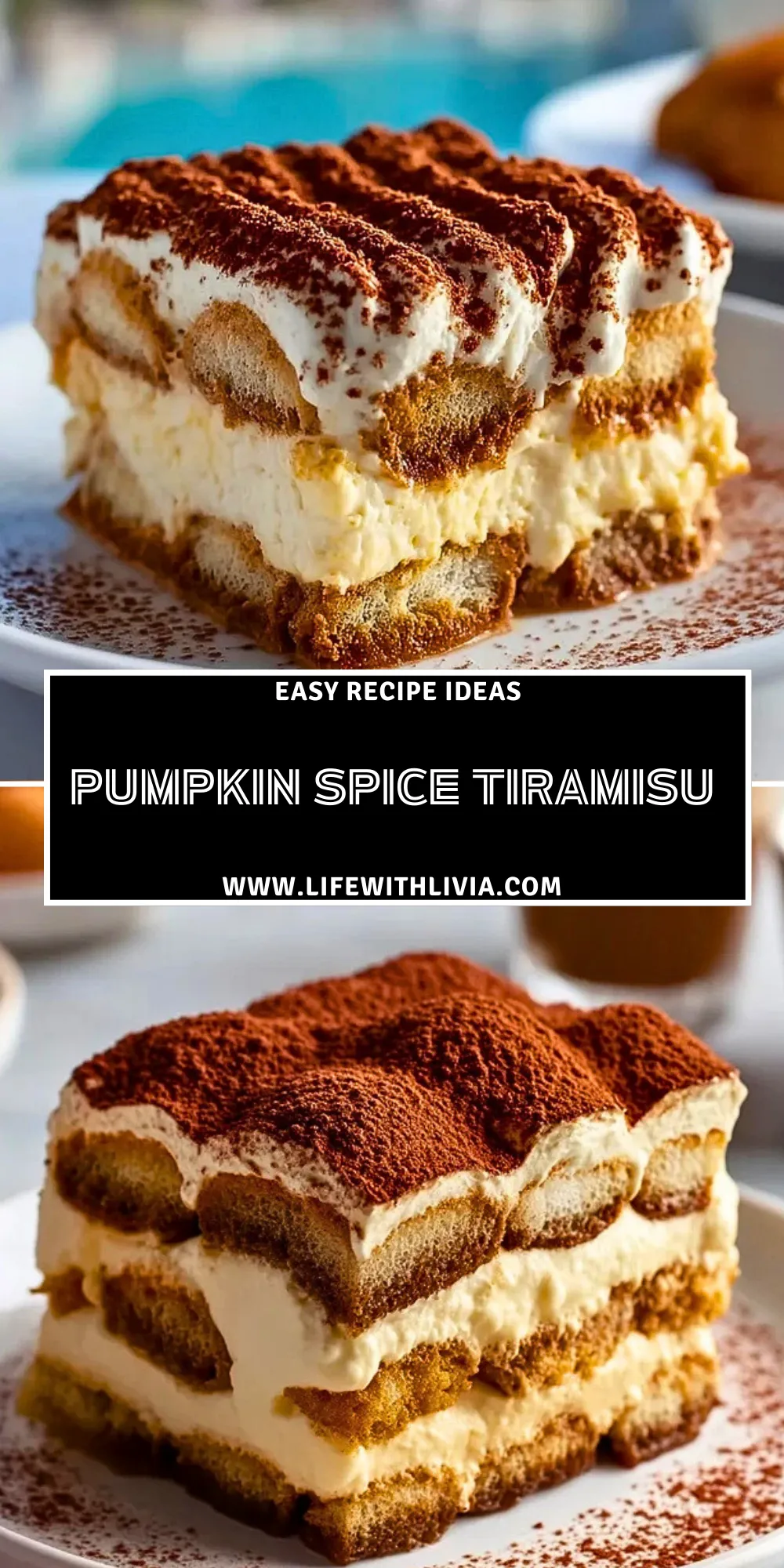 Pumpkin Spice Tiramisu - Pin 1