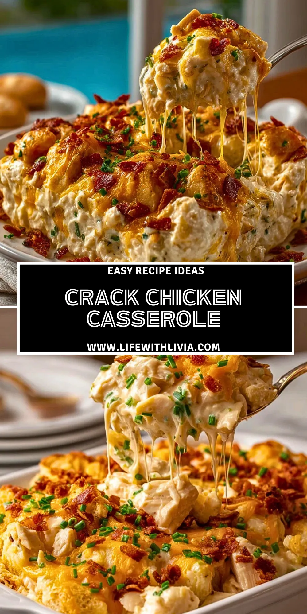Crack Chicken Casserole - Pin 1