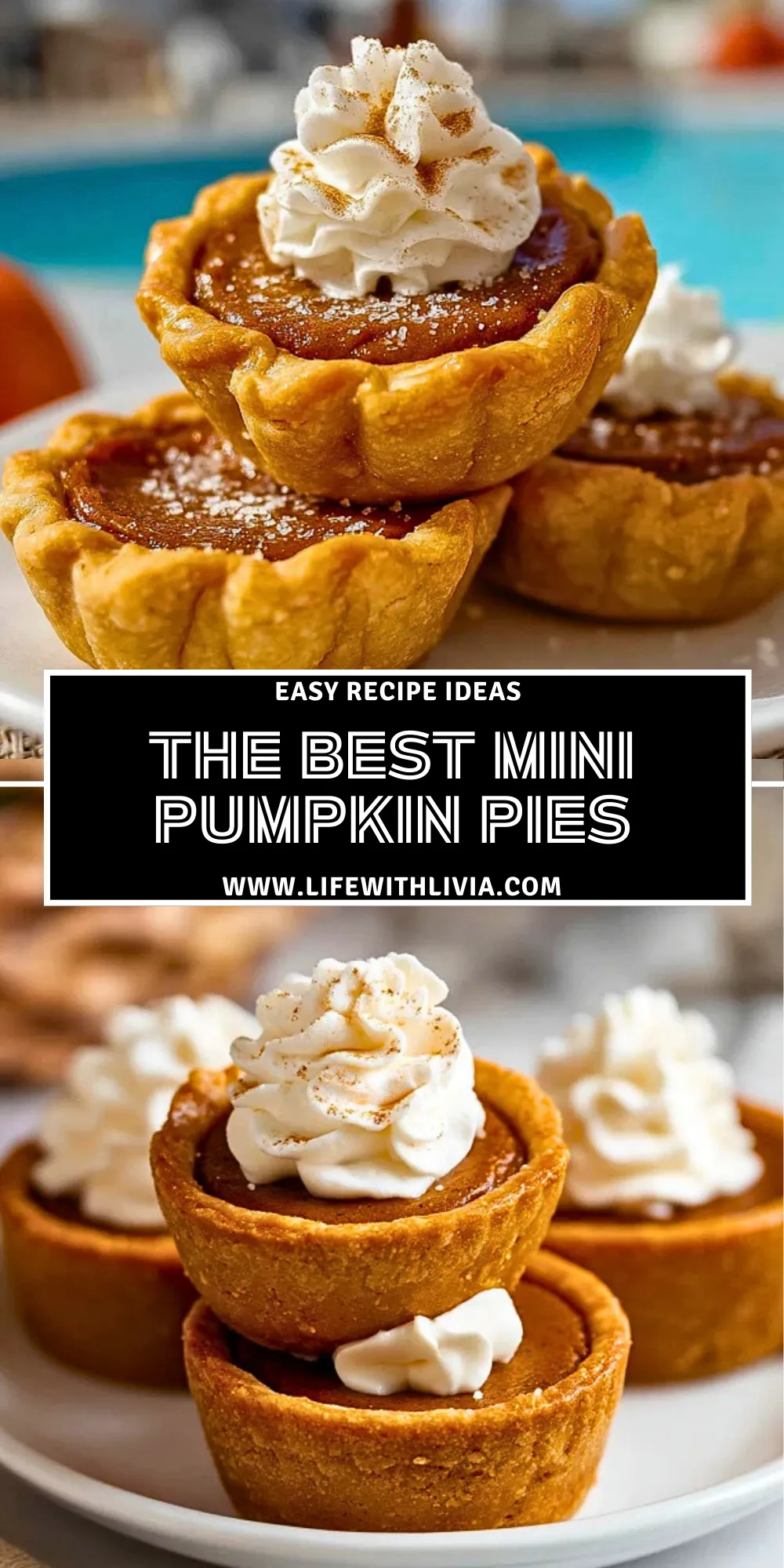 The Best Mini Pumpkin Pies - Pin 1