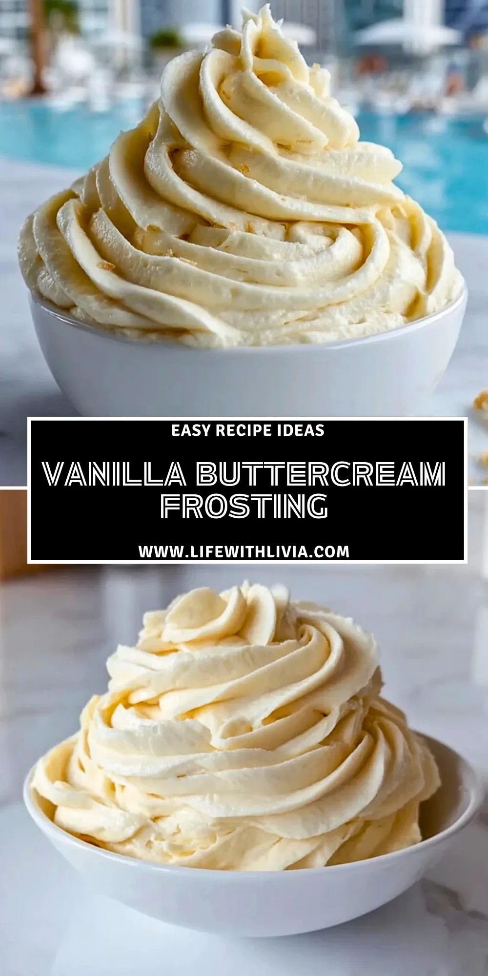 Vanilla Buttercream Frosting - Pin 1