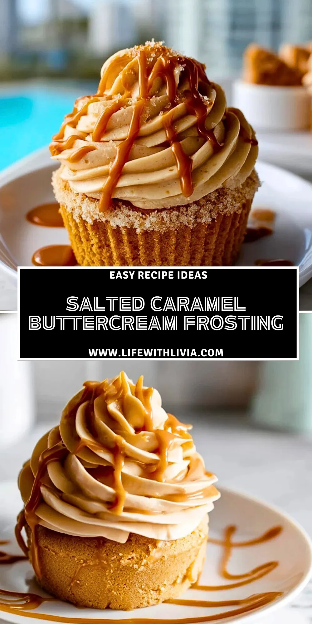 Salted Caramel Buttercream Frosting - Pin 1 (1)